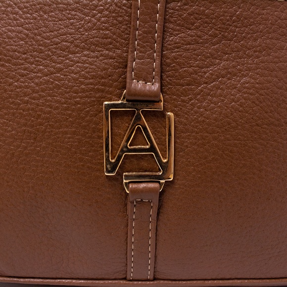 AngeLozano Chiapas Brown Leather Backpack main image 5